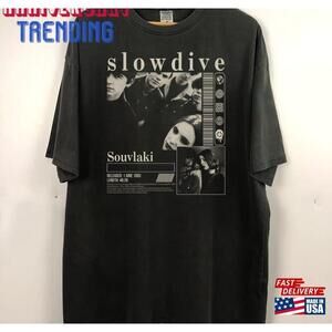 Slowdive Tshirt 90S Tour Shirt Band Classic